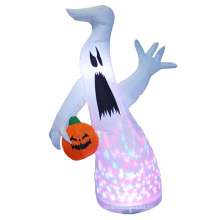 Calabaza fantasma blanca de Halloween inflable de vacaciones